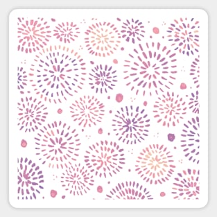 Abstract watercolor sparkles – pastel pink Magnet